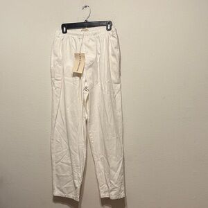Men's Classic White Joggers